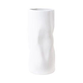 PUCHIKA 陶瓷口袋花瓶 高款白色